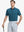 Model in LYONS BLUE Jacquard Polo posing with golf club — active and athletic on the front view