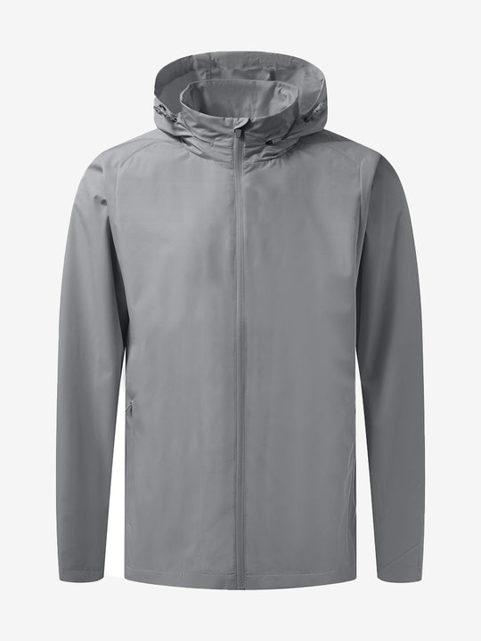 Lightweight Water-repellent Softshell Hooded Jacket