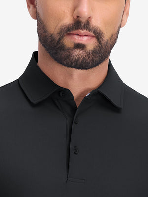 Dry Fit Waffle Textured Collared Golf Shirts