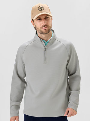 Colorblock Stripe Raglan Quarter Zip