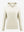 3D front view of women's lightweight hoodies pullover in cream, showing clean and sporty look.