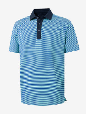Upgraded Two-tone Striped Quick Dry Polo Shirt