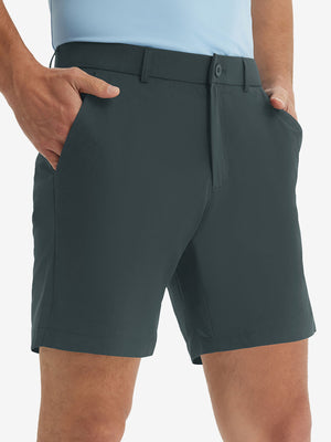 Stretch Soft Flat Front Dress Golf Shorts