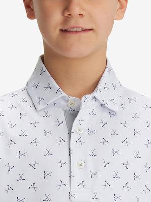 Polos elásticos ligeros con estampado juvenil