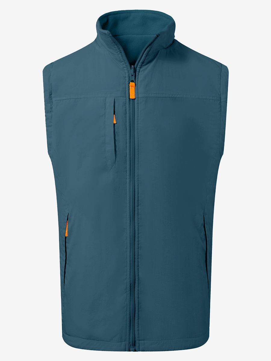 Windproof Fleece Reversible Golf Vest