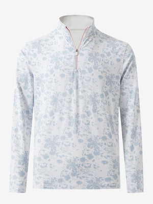 Full Print Lightweight Quarter Zip Pullover