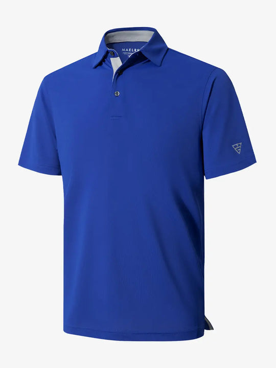 3D view showcasing COBALT Ventilated Pique Performance Polo design