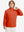 Youth Winter Micro-fleece Quarter Zip Pullover in orange, youth model front upper body view