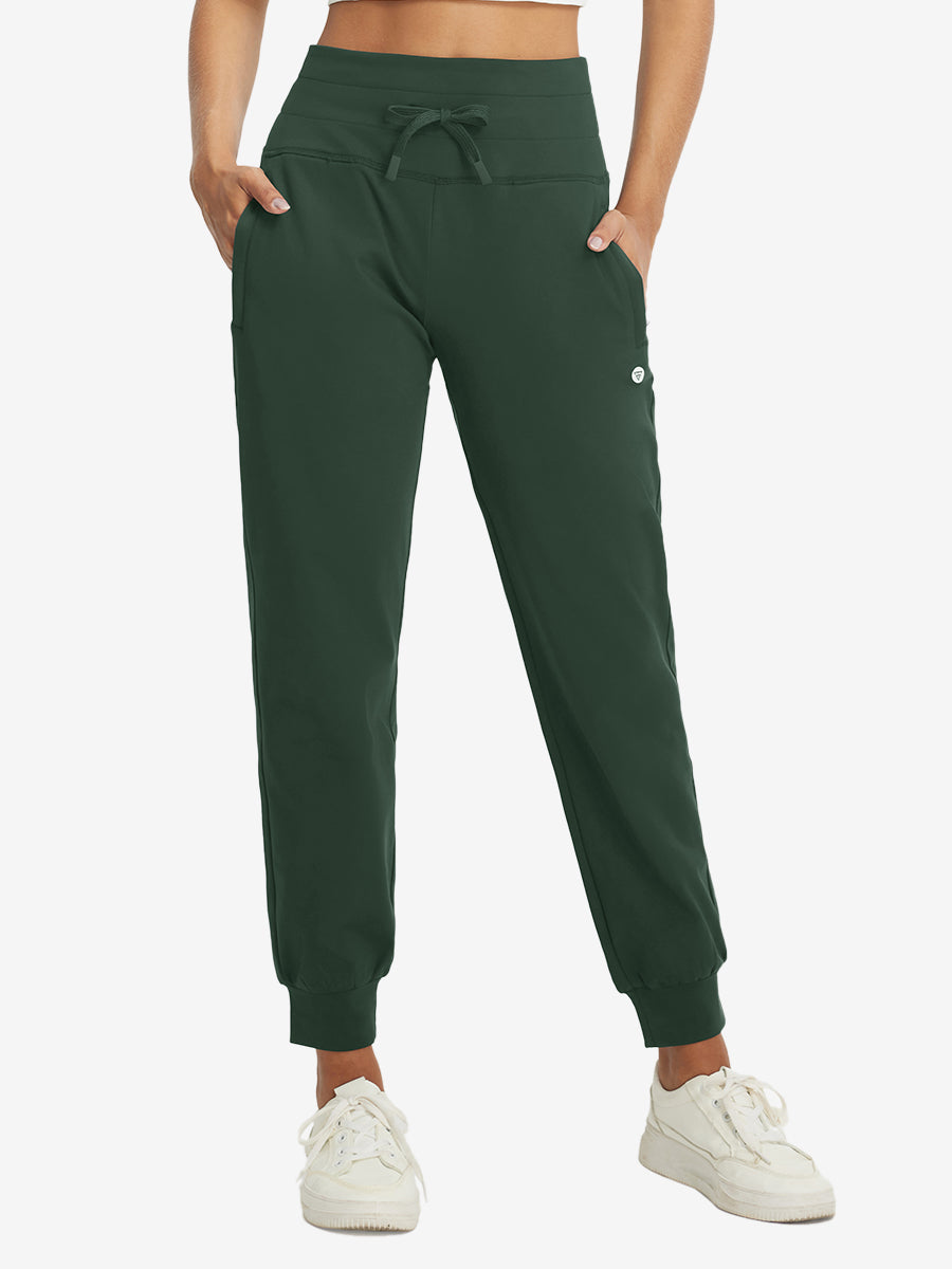 Women's Stretch Fleece Lined Athletic Joggers Sweatpants