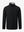 Front 3D view of Fleece lined golf quarter zip in black with structublack design