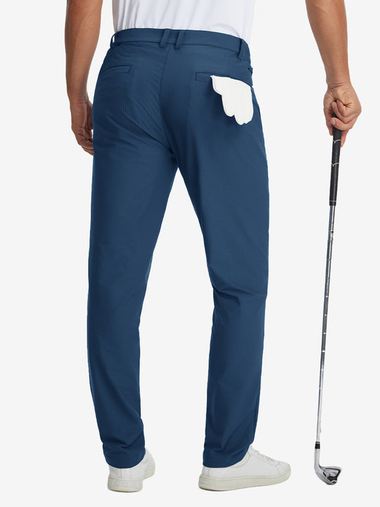 Lightweight Flat Front Casual Trousers
