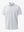 Front 3D view of trendy boys stripe polo shirts, clean structure and modern ight grey stripe look