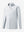 3D view of kids soft lightweight fleece lined jacket in misty grey.