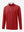 3D front view of the lightweight golf quarter zip pullover in red, clean and athletic design.