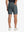 DARK GREY 4-way Stretch Performance Solid Shorts, back lower body view for golf wear, 7 Inch style