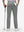Back lower body shot of model wearing gray blue breathable casual slacks with 4 pockets