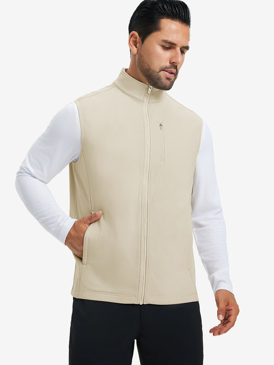 Water-Resistant Fleece Golf Vests
