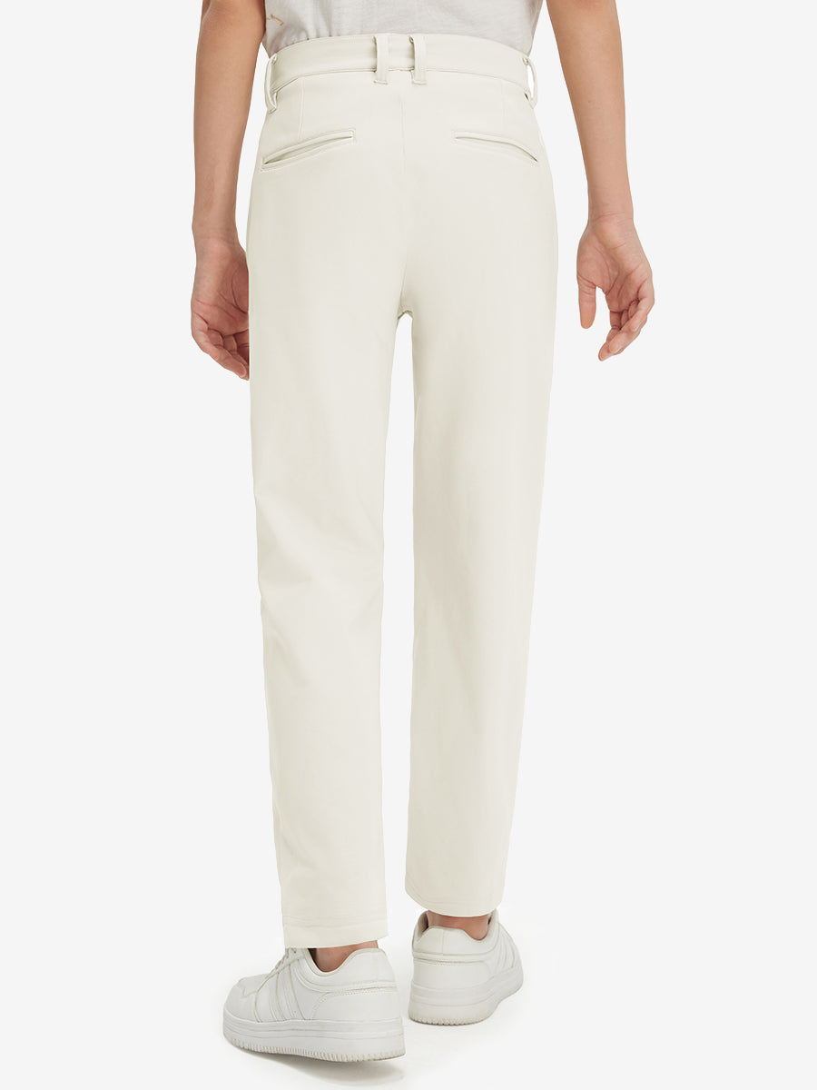 Boys Stretch Fleece Lined Casual Golf Pants