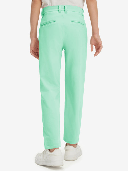 Boys Stretch Fleece Lined Casual Golf Pants