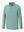3D view of the beryl green long sleeve pique polo, showcasing its sleek design and zippered details.