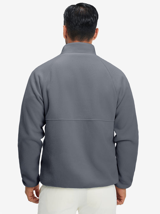 Reversible Fleece Jacket with 5 Pockets