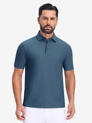 Dry Fit Waffle Textured Collared Golf Shirts