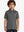 MAELREG Youth Polo – half-body front view, neutral pose in Black Stripe