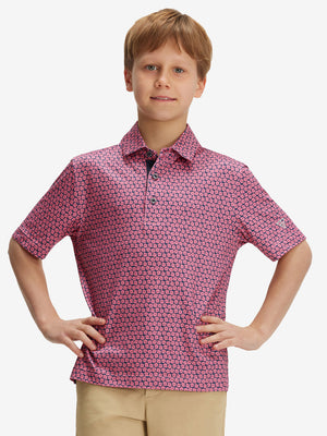 Polos elásticos ligeros con estampado juvenil