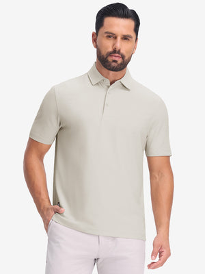 Dry Fit Waffle Textured Collared Golf Shirts