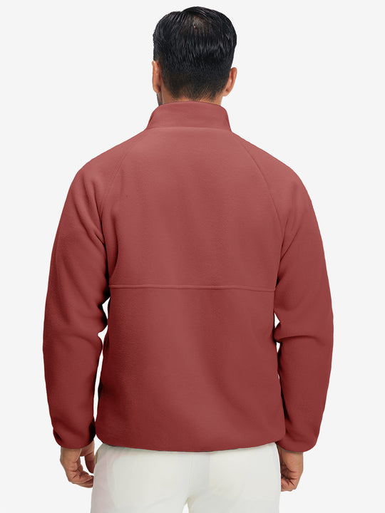Reversible Fleece Jacket with 5 Pockets