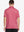 Back half-body view of male model wearing the Cranberry Everyday Classic Solid Polo
