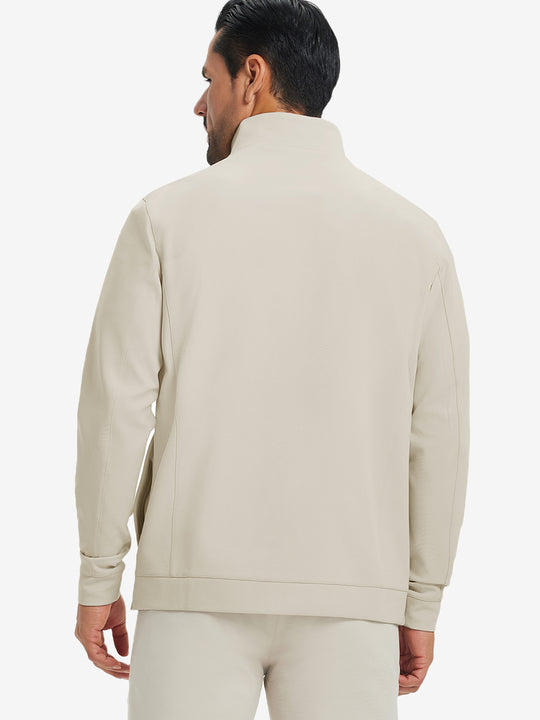 Water-Resistant Zip Up Golf Jacket