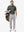 Front full body shot of model exercising in grey ultra-comfort slim fit roma knit polo shirts

