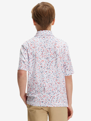 Polos elásticos ligeros con estampado juvenil