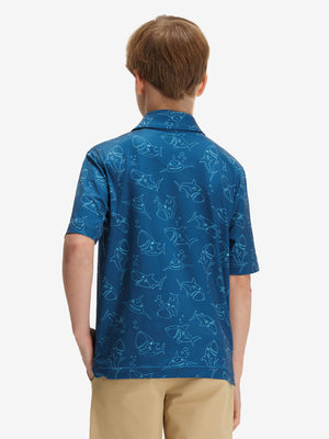 Polos elásticos ligeros con estampado juvenil