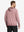Back view of the Athletic Golf Hoodie in Pink Heather, model turns head slightly for a casual look.