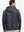 Back upper look of the exclusive print kangaroo hoodies in navy, showing fit and shoulder line.
