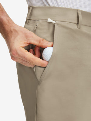 Flat Front Flex Cotton Blend Golf Shorts
