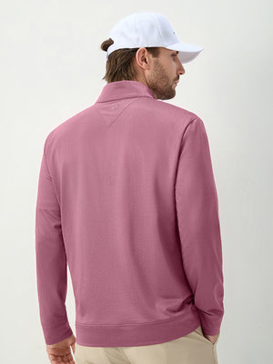 Herringbone Jacquard 1/4 Zip Pullover