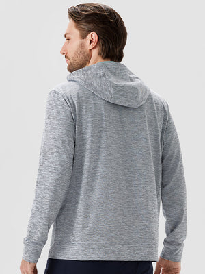 Texture Fleece Lined Golf Hooded Jacket