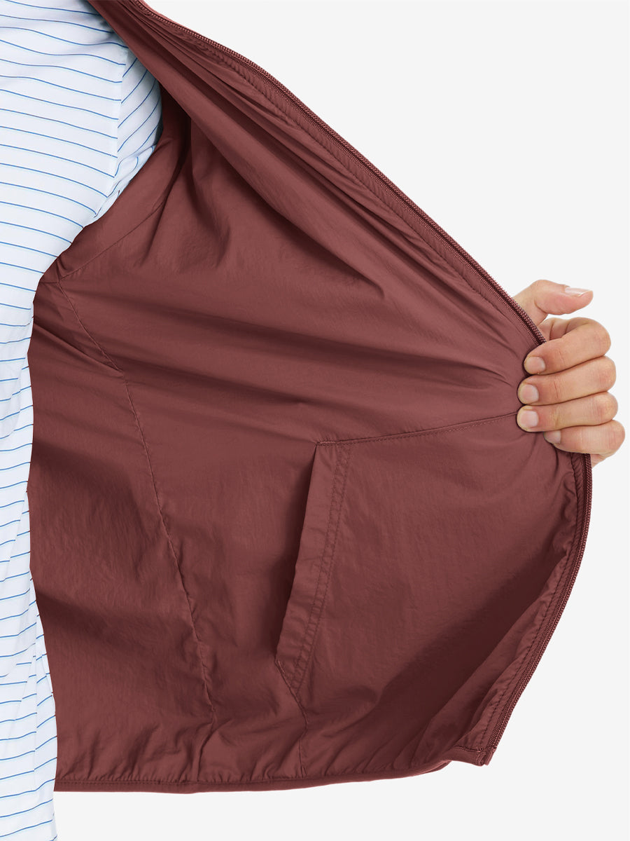 Reversible Fleece Jacket with 5 Pockets