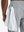 Side detail showing towel loop on LIGHT GREY Performance Tapered Sports Joggers