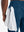 Side detail showing towel loop on BLUE INDIGO Performance Tapered Sports Joggers