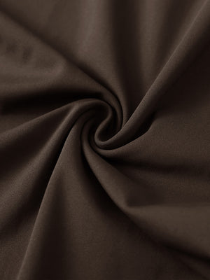 Close-up of fabric for women's lightweight hoodies pullover, soft texture in coffee brown with fine detail