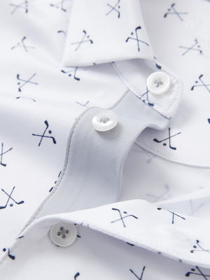 Polos elásticos ligeros con estampado juvenil