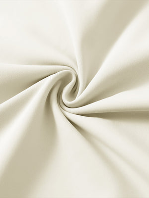 Close-up of fabric for women's lightweight hoodies pullover, soft texture in cream with fine detail