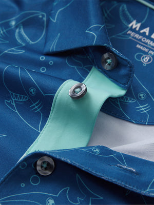 Polos elásticos ligeros con estampado juvenil