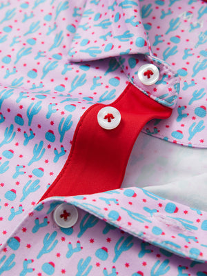 Polos elásticos ligeros con estampado juvenil