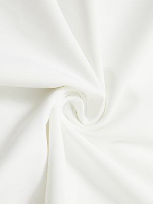 Fabric close-up of dry fit stretchy sweatshirts hoodies, soft knit texture with breathable feel in white