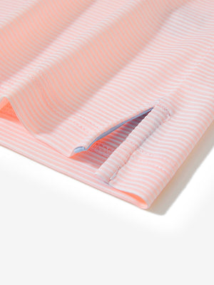 Comfy Breathable Pin-Stripe Golf Polos